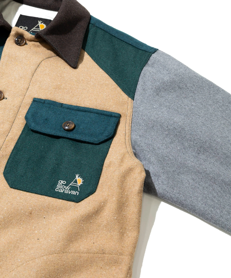 go slow caravan(ゴースローキャラバン) |WOOL LIKE FABRIC CPOジャケット (MENS)