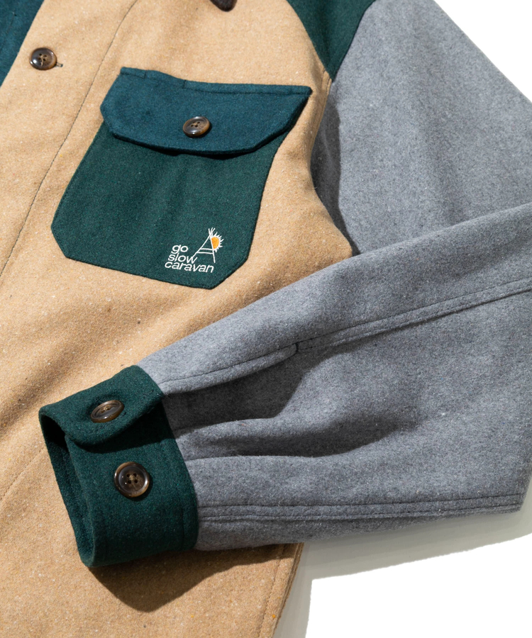 go slow caravan(ゴースローキャラバン) |WOOL LIKE FABRIC CPOジャケット (MENS)