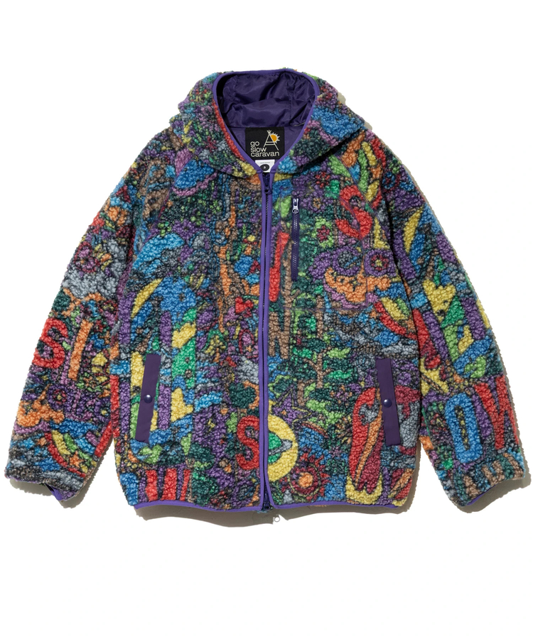 go slow caravan(ゴースローキャラバン) |サイケボアZIPフーディー (MENS)