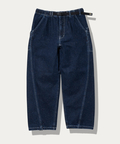 go slow caravan(ゴースローキャラバン) |カラーネップデニムカーブパンツ (MENS/WOMENS)