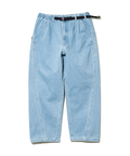 go slow caravan(ゴースローキャラバン) |カラーネップデニムカーブパンツ (MENS/WOMENS)