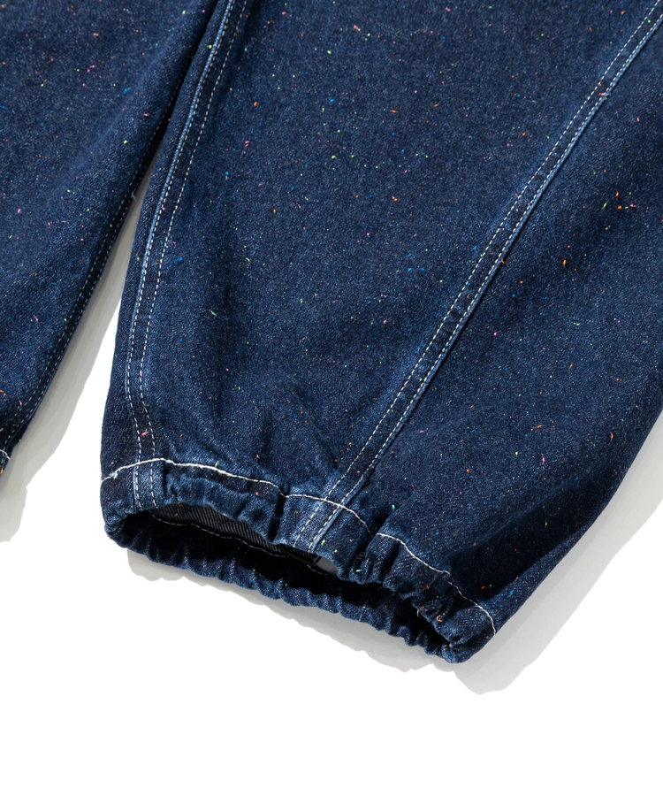 go slow caravan(ゴースローキャラバン) |カラーネップデニムカーブパンツ (MENS/WOMENS)