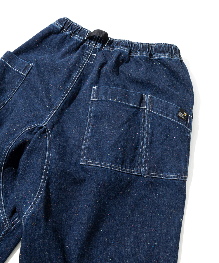 go slow caravan(ゴースローキャラバン) |カラーネップデニムカーブパンツ (MENS/WOMENS)