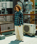 go slow caravan(ゴースローキャラバン) |ビエラチェックハンドブリーチシャツ (MENS)