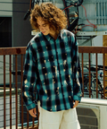 go slow caravan(ゴースローキャラバン) |ビエラチェックハンドブリーチシャツ (MENS)