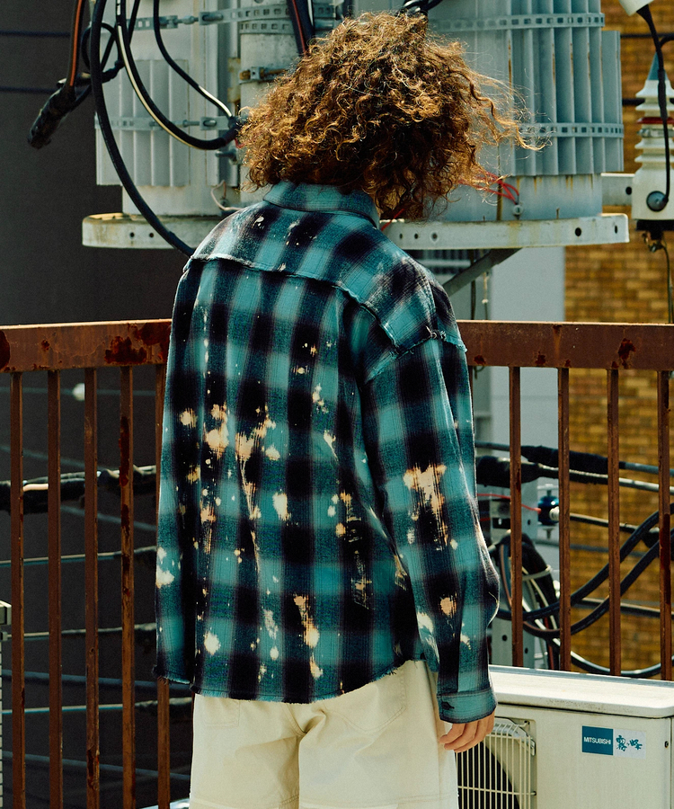 go slow caravan(ゴースローキャラバン) |ビエラチェックハンドブリーチシャツ (MENS)
