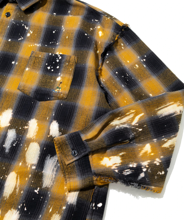 go slow caravan(ゴースローキャラバン) |ビエラチェックハンドブリーチシャツ (MENS)