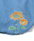go slow caravan(ゴースローキャラバン) |デニムパネル刺繍シャツJKT (MENS)