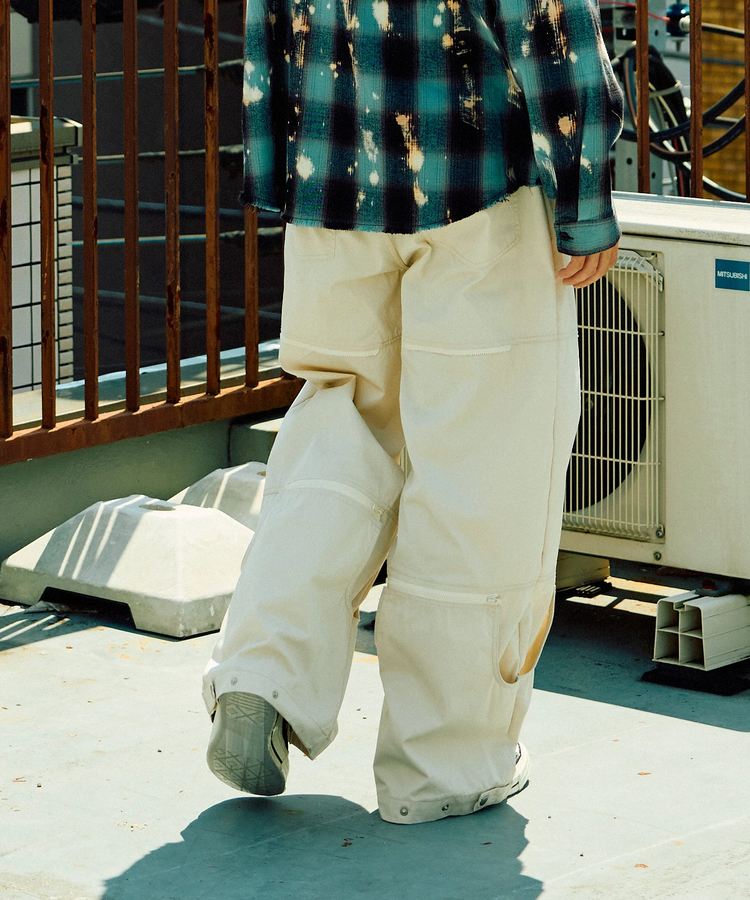 go slow caravan(ゴースローキャラバン) |N/Cツイル2WAYパンツ (MENS/WOMENS)