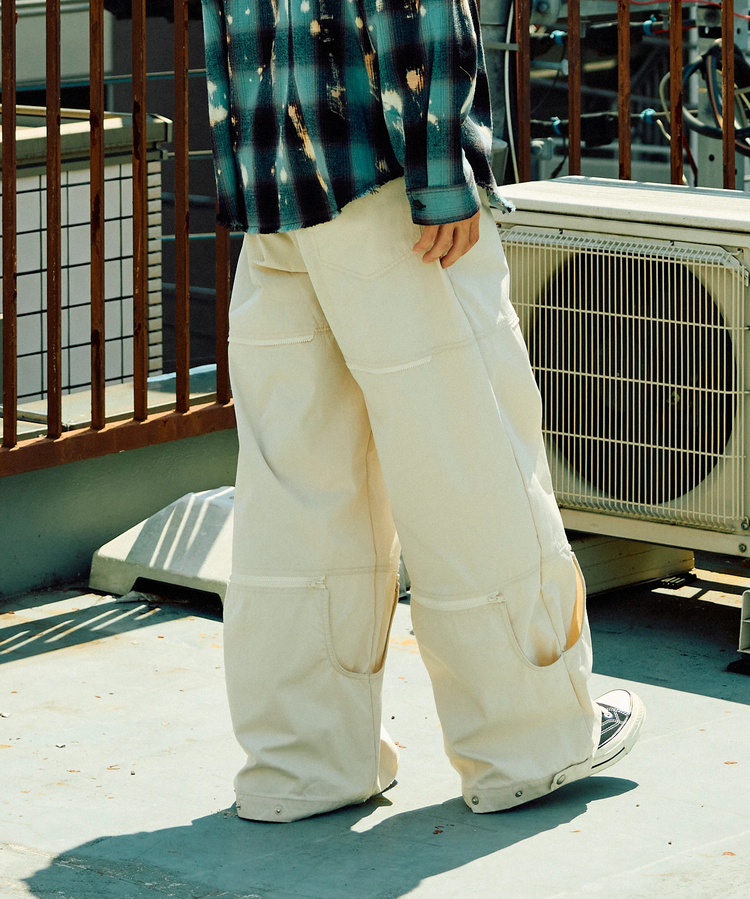 go slow caravan(ゴースローキャラバン) |N/Cツイル2WAYパンツ (MENS/WOMENS)