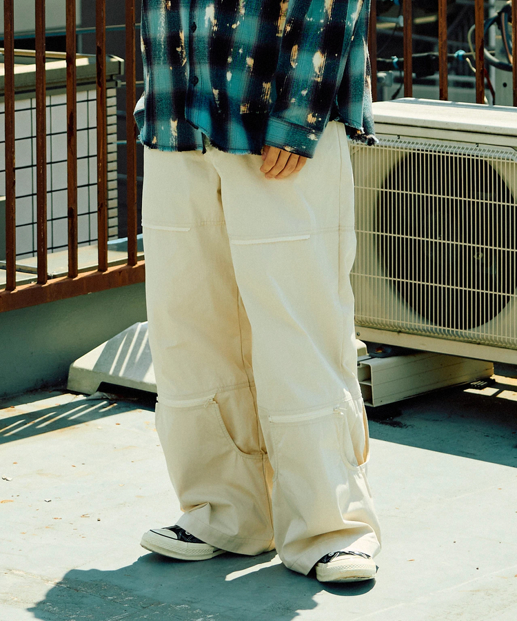 go slow caravan(ゴースローキャラバン) |N/Cツイル2WAYパンツ (MENS/WOMENS)