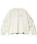 go slow caravan(ゴースローキャラバン) |USA/C スクエアLOGOバックプリントミドル LSTEE (WOMENS)