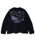 go slow caravan(ゴースローキャラバン) |USA/C スクエアLOGOバックプリントミドル LSTEE (WOMENS)