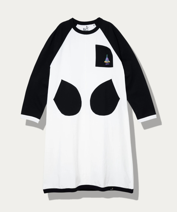 go slow caravan(ゴースローキャラバン) |USA/Cラグランロングスリーブワンピース (WOMENS)