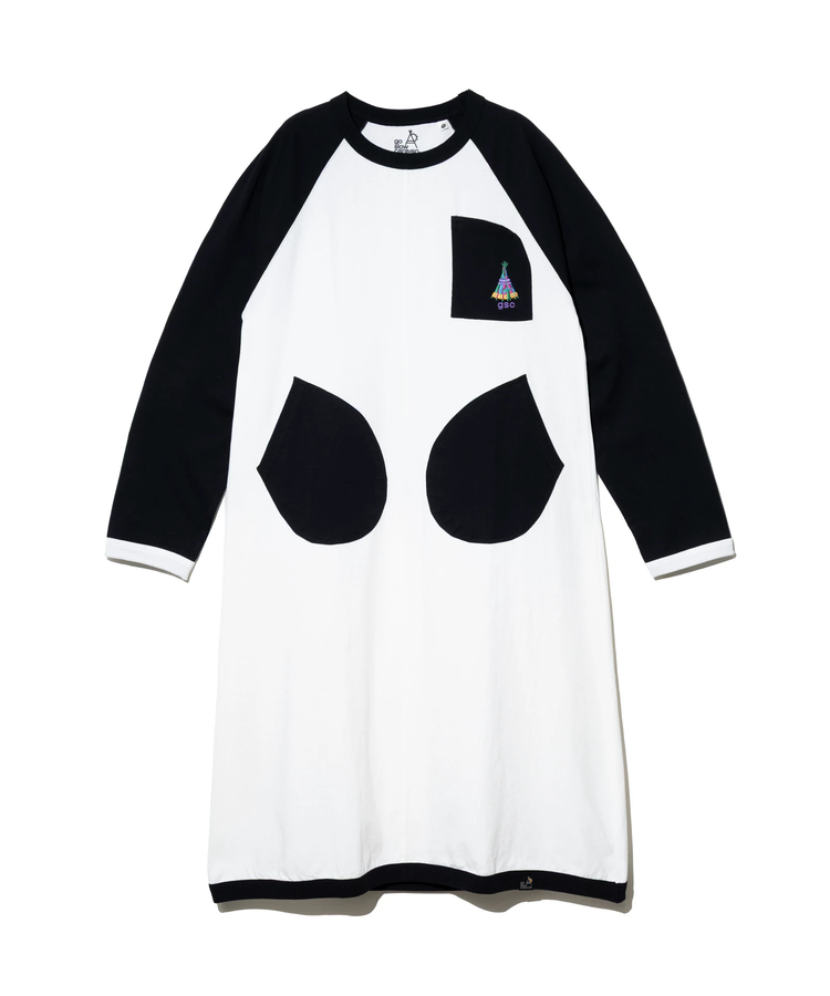go slow caravan(ゴースローキャラバン) |USA/Cラグランロングスリーブワンピース (WOMENS)