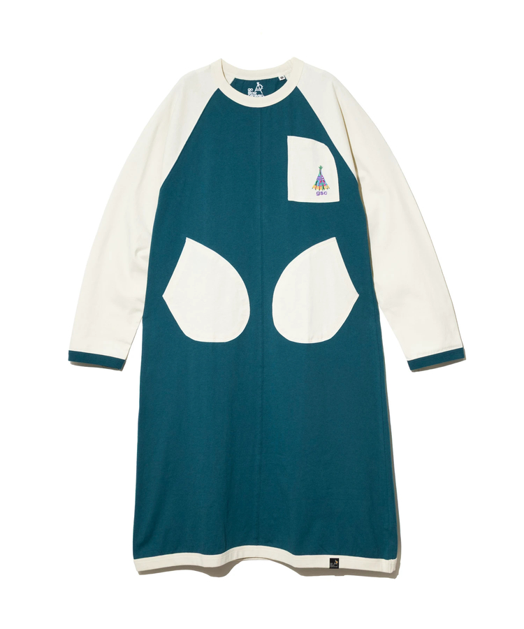 go slow caravan(ゴースローキャラバン) |USA/Cラグランロングスリーブワンピース (WOMENS)