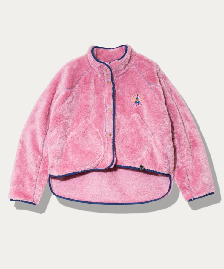 go slow caravan(ゴースローキャラバン) |ふわふわファーフリーススタンドジャケット (WOMENS)