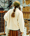 go slow caravan(ゴースローキャラバン) |ふわふわファーフリーススタンドジャケット (WOMENS)