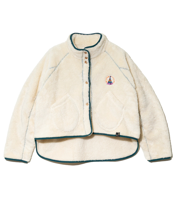 go slow caravan(ゴースローキャラバン) |ふわふわファーフリーススタンドジャケット (WOMENS)