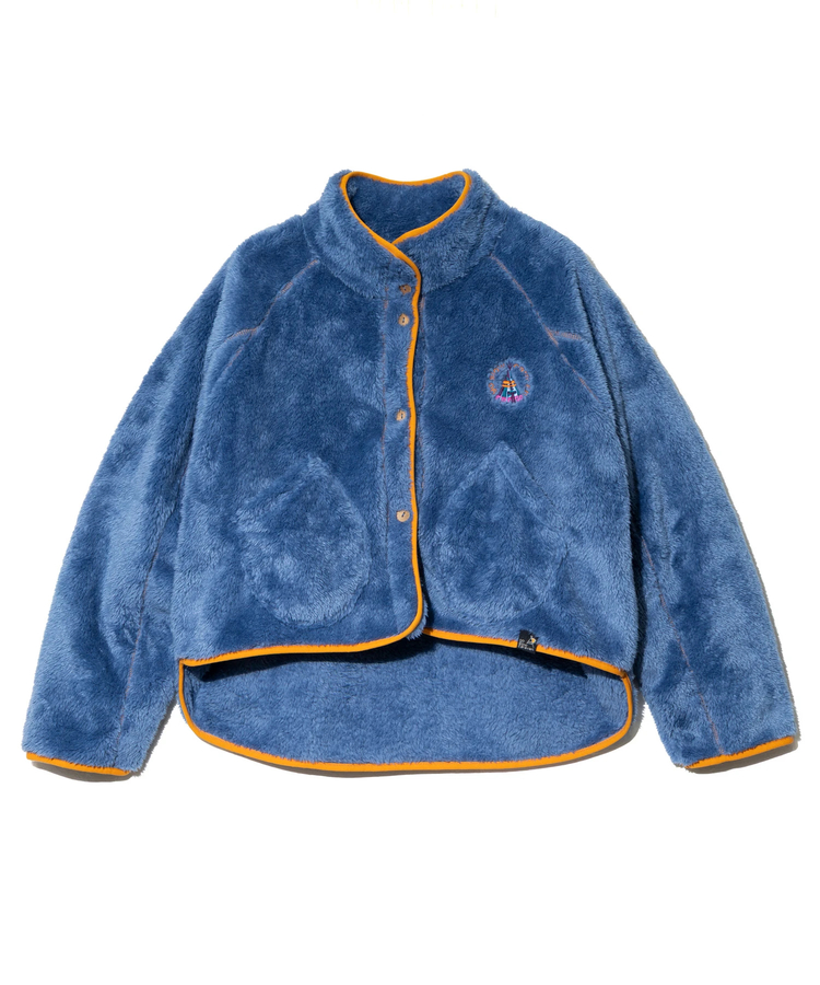 go slow caravan(ゴースローキャラバン) |ふわふわファーフリーススタンドジャケット (WOMENS)