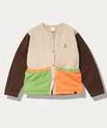 go slow caravan(ゴースローキャラバン) |裏起毛ランダムポケットクルーカーデ (WOMENS)