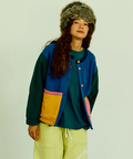 go slow caravan(ゴースローキャラバン) |裏起毛ランダムポケットクルーカーデ (WOMENS)