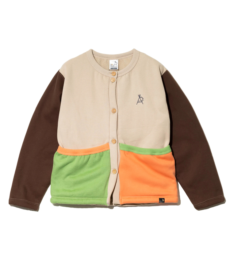 go slow caravan(ゴースローキャラバン) |裏起毛ランダムポケットクルーカーデ (WOMENS)