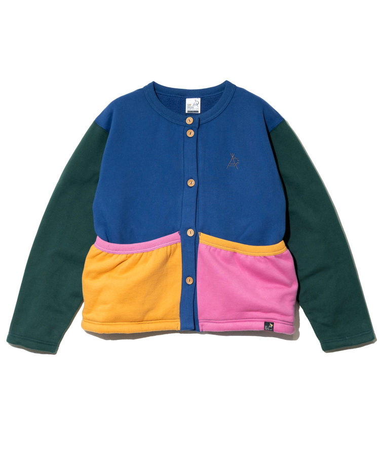 go slow caravan(ゴースローキャラバン) |裏起毛ランダムポケットクルーカーデ (WOMENS)