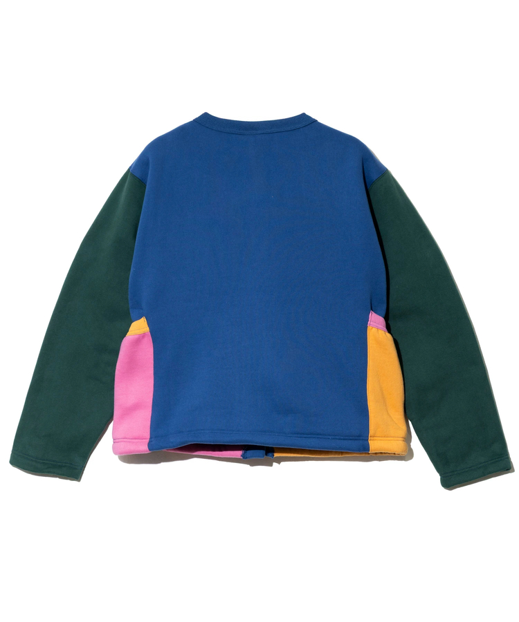 go slow caravan(ゴースローキャラバン) |裏起毛ランダムポケットクルーカーデ (WOMENS)