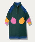 go slow caravan(ゴースローキャラバン) |裏起毛クレイジーパーカーワンピース (WOMENS)