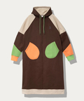 go slow caravan(ゴースローキャラバン) |裏起毛クレイジーパーカーワンピース (WOMENS)