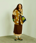 go slow caravan(ゴースローキャラバン) |裏起毛クレイジーパーカーワンピース (WOMENS)