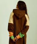 go slow caravan(ゴースローキャラバン) |裏起毛クレイジーパーカーワンピース (WOMENS)