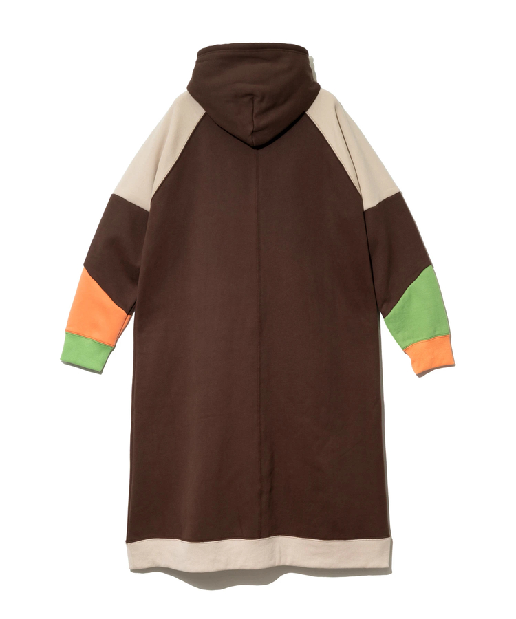 go slow caravan(ゴースローキャラバン) |裏起毛クレイジーパーカーワンピース (WOMENS)