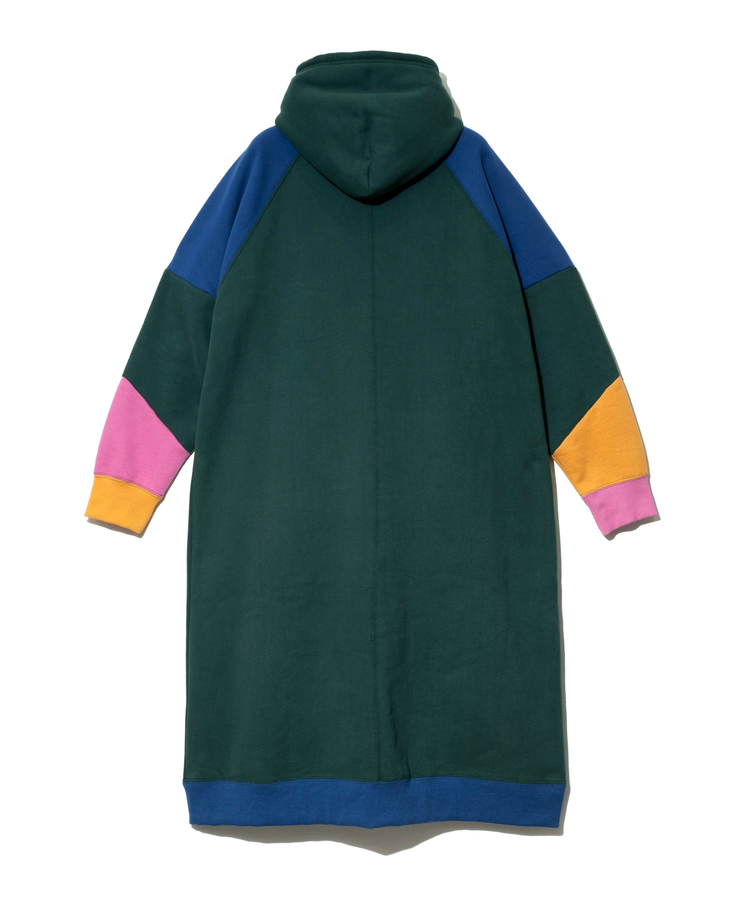 go slow caravan(ゴースローキャラバン) |裏起毛クレイジーパーカーワンピース (WOMENS)