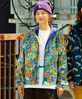 go slow caravan(ゴースローキャラバン) |T-800総柄プリントパーカーJKT (MENS/WOMENS)