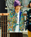 go slow caravan(ゴースローキャラバン) |T-800総柄プリントパーカーJKT (MENS/WOMENS)