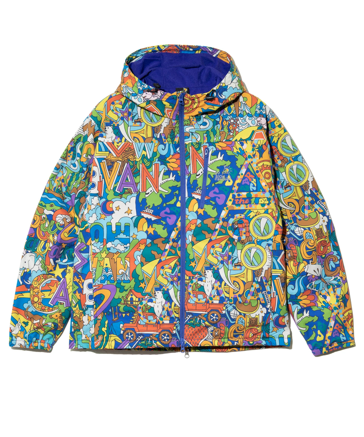 go slow caravan(ゴースローキャラバン) |T-800総柄プリントパーカーJKT (MENS/WOMENS)