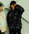 go slow caravan(ゴースローキャラバン) |【ウルトラマン×go slow caravan】40ブロード怪獣シャツ (MENS)