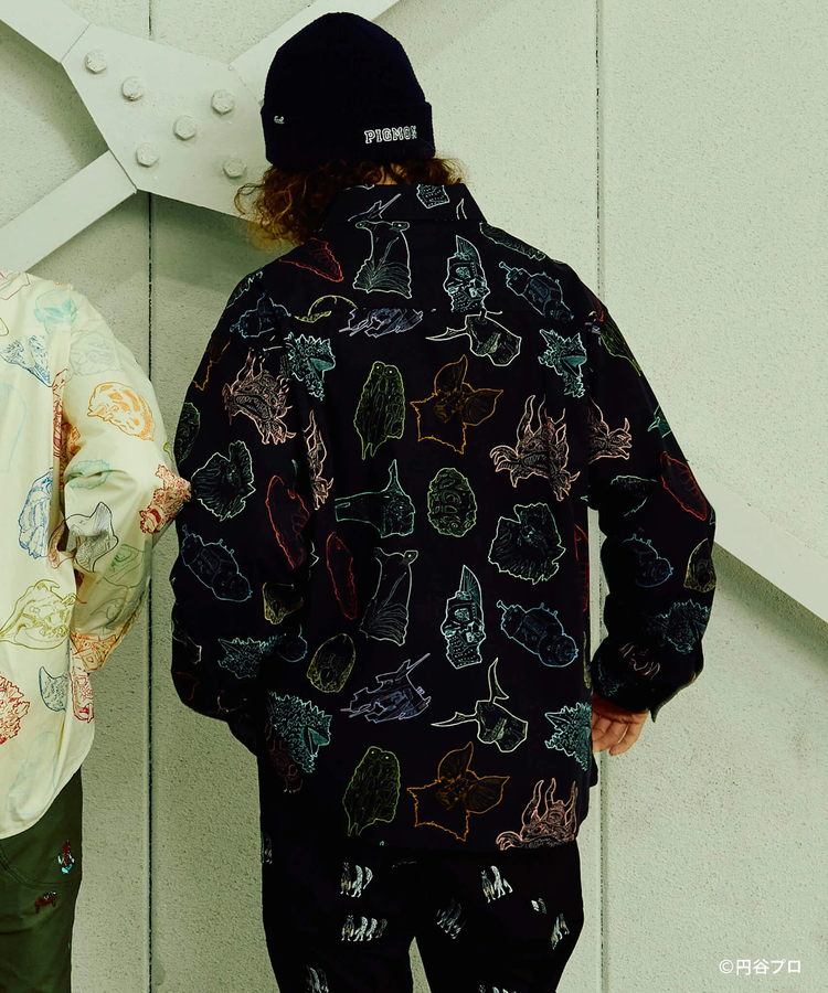 go slow caravan(ゴースローキャラバン) |【ウルトラマン×go slow caravan】40ブロード怪獣シャツ (MENS)