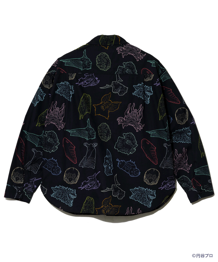 go slow caravan(ゴースローキャラバン) |【ウルトラマン×go slow caravan】40ブロード怪獣シャツ (MENS)