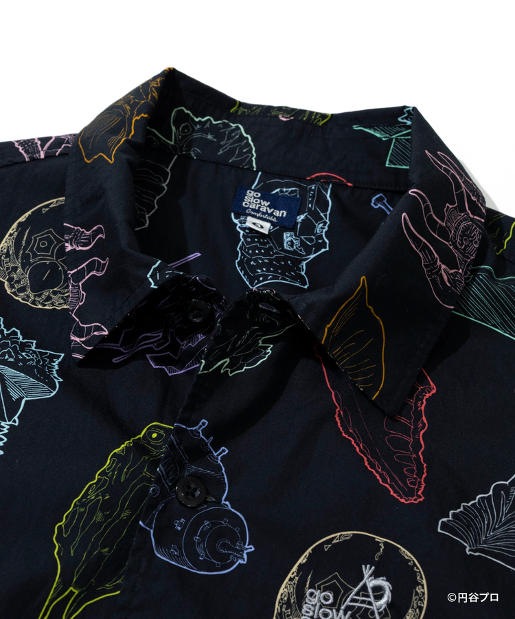 go slow caravan(ゴースローキャラバン) |【ウルトラマン×go slow caravan】40ブロード怪獣シャツ (MENS)