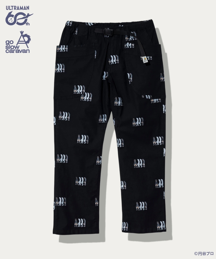 go slow caravan(ゴースローキャラバン) |【ウルトラマン×go slow caravan】ストレッチオックス 怪獣刺繍脇ポケパンツ (MENS)