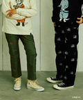 go slow caravan(ゴースローキャラバン) |【ウルトラマン×go slow caravan】ストレッチオックス 怪獣刺繍脇ポケパンツ (MENS)