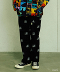 go slow caravan(ゴースローキャラバン) |【ウルトラマン×go slow caravan】ストレッチオックス 怪獣刺繍脇ポケパンツ (MENS)