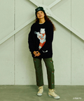 go slow caravan(ゴースローキャラバン) |【ウルトラマン×go slow caravan】ストレッチオックス 怪獣刺繍脇ポケパンツ (MENS)
