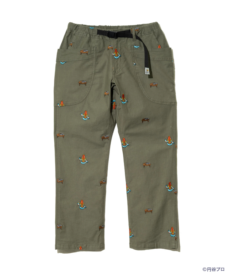 go slow caravan(ゴースローキャラバン) |【ウルトラマン×go slow caravan】ストレッチオックス 怪獣刺繍脇ポケパンツ (MENS)