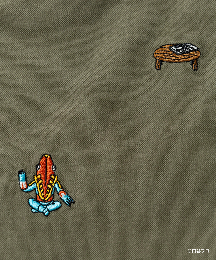 go slow caravan(ゴースローキャラバン) |【ウルトラマン×go slow caravan】ストレッチオックス 怪獣刺繍脇ポケパンツ (MENS)