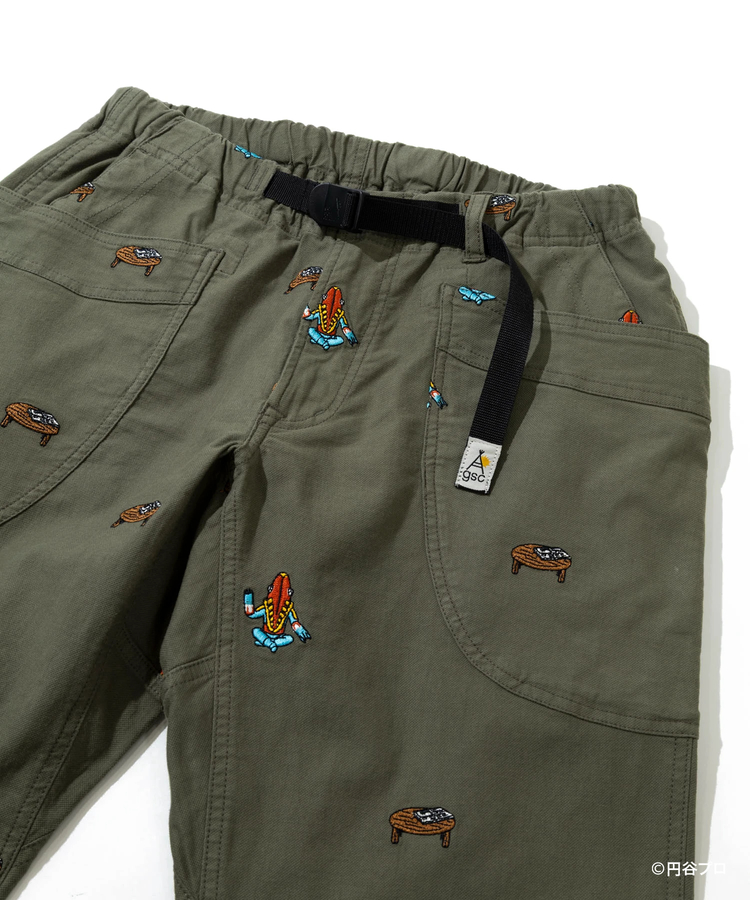 go slow caravan(ゴースローキャラバン) |【ウルトラマン×go slow caravan】ストレッチオックス 怪獣刺繍脇ポケパンツ (MENS)