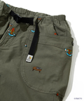 go slow caravan(ゴースローキャラバン) |【ウルトラマン×go slow caravan】ストレッチオックス 怪獣刺繍脇ポケパンツ (MENS)